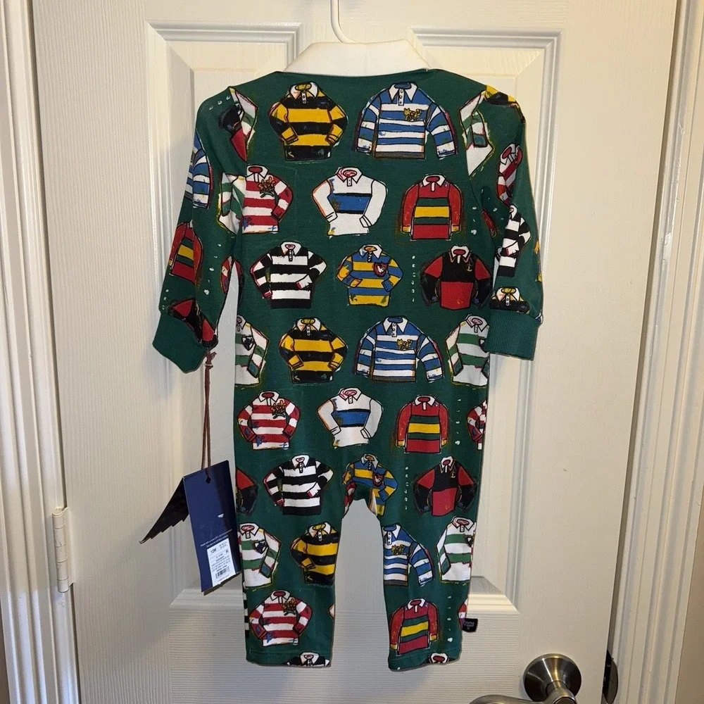 Rowing Blazers Rugby One‎ Piece Romper Infant Size 12 Months Preppy